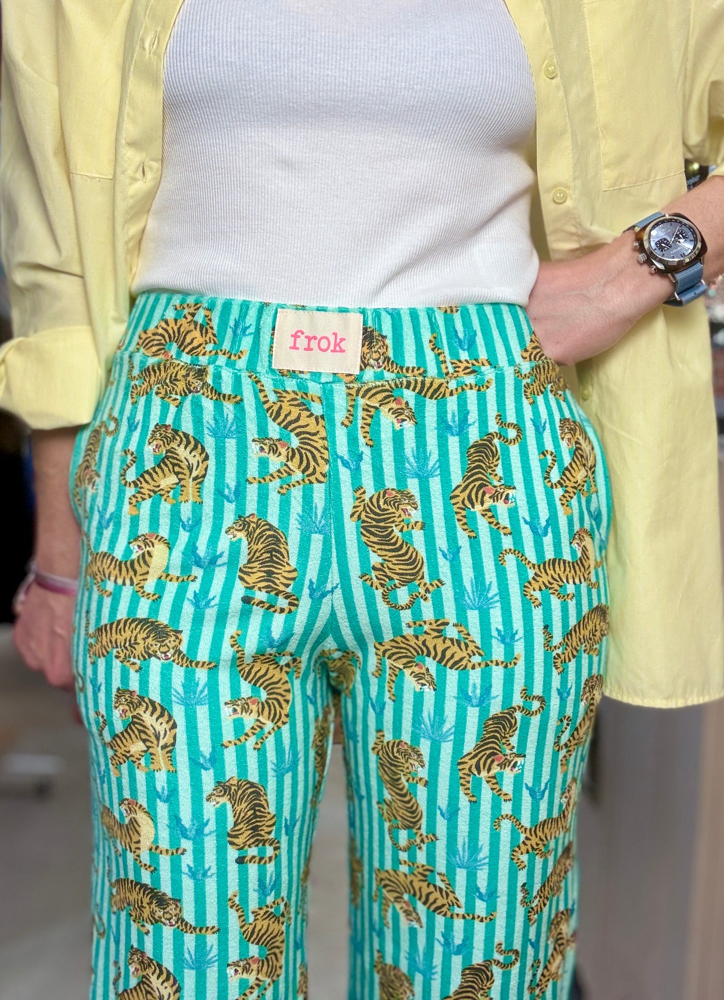 Pantalon Bob Tiger vert
