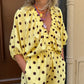 Combi short Fluffy jaune
