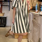Robe Poppy rayures