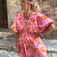 Robe Big Flowers rose