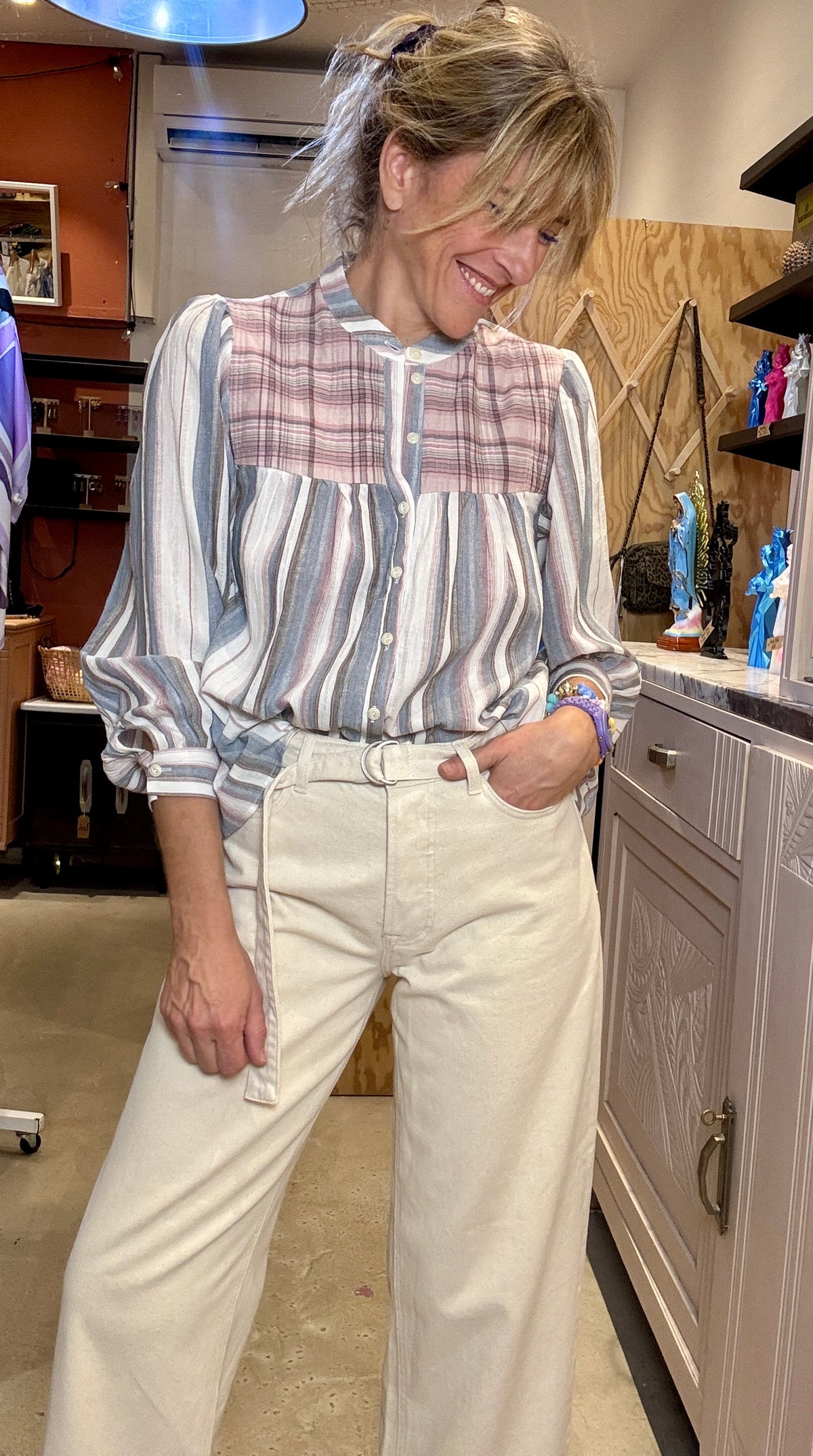 Chemise Nolan rayée