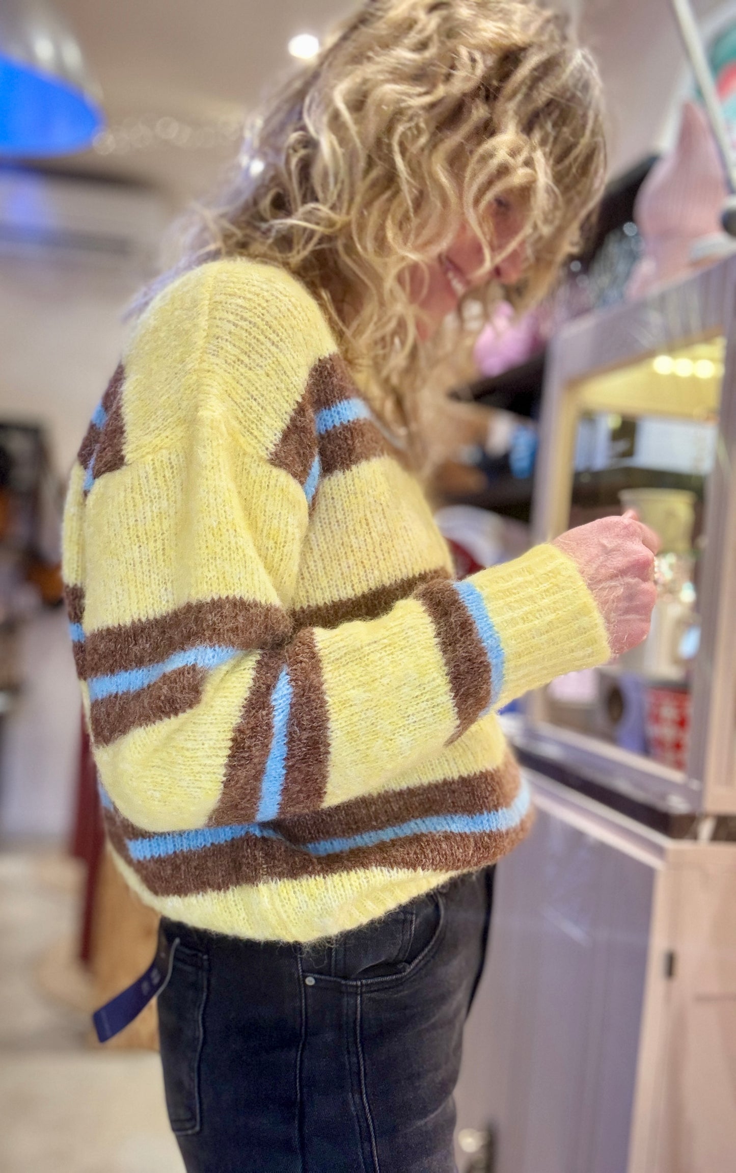 Pull Berlingot jaune