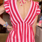Robe Berlingot rouge