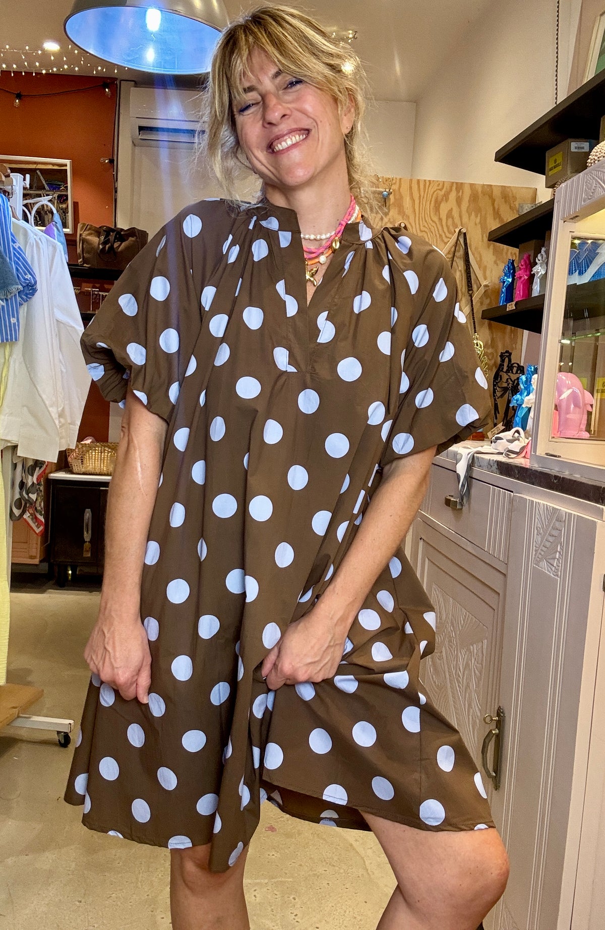 Robe Poppy pois