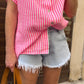 Chemise Line fluo rose