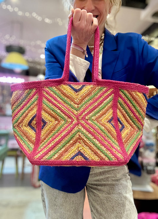 Panier Marrakech rose