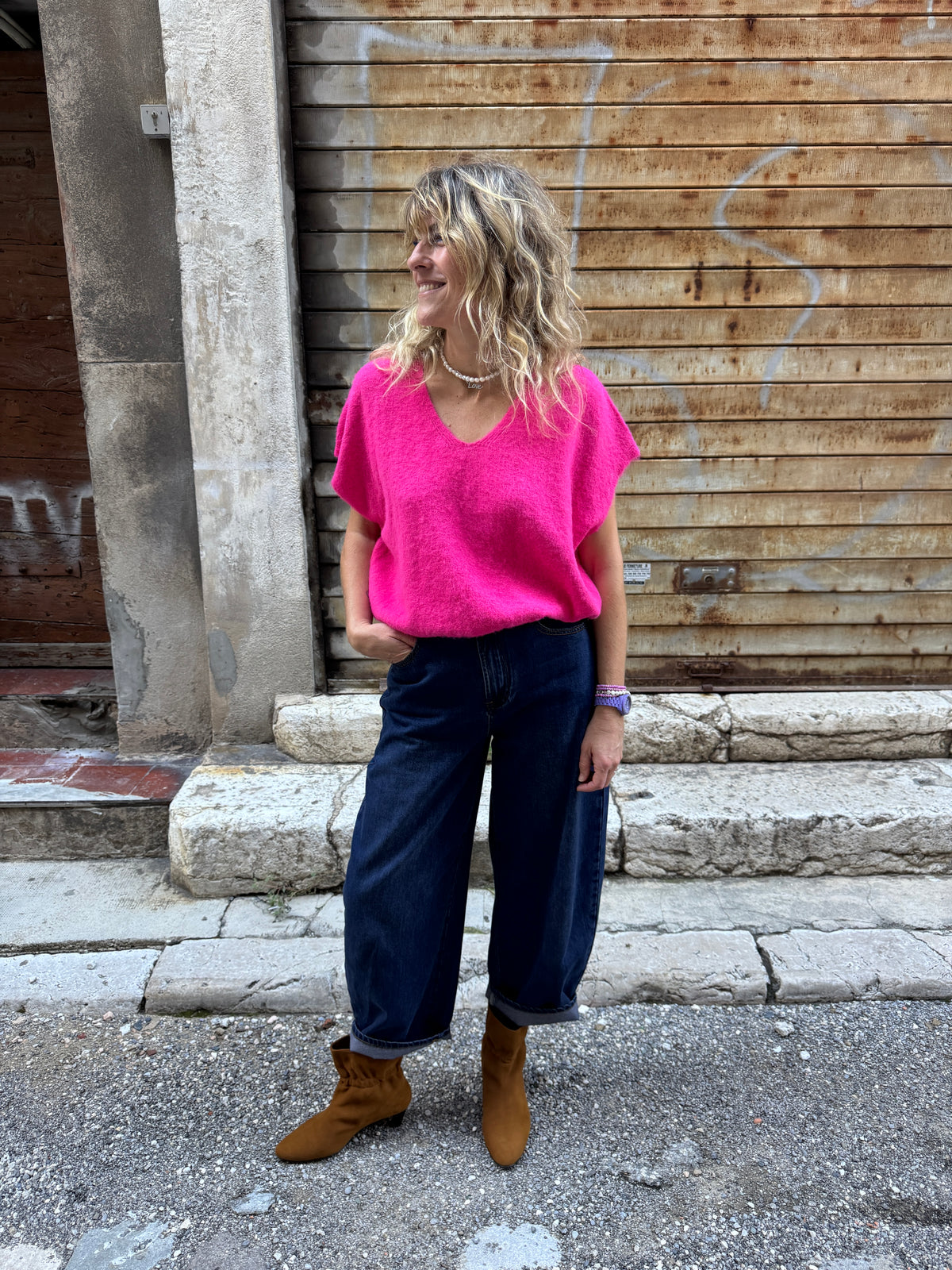 Pull Gilbert rose fluo
