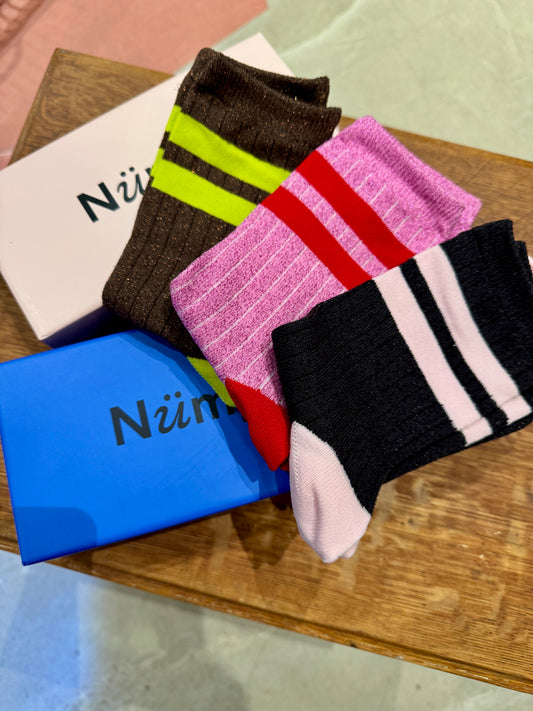 Boîte 3 chaussettes paillettes