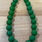 Collier Boules vertes