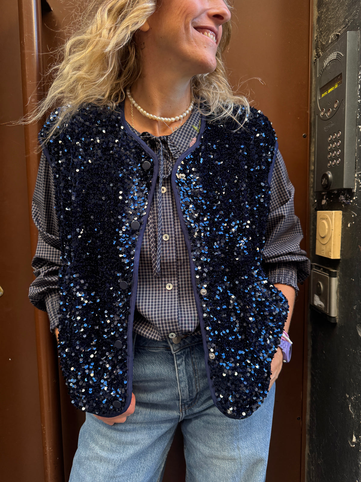 Gilet Abba marine