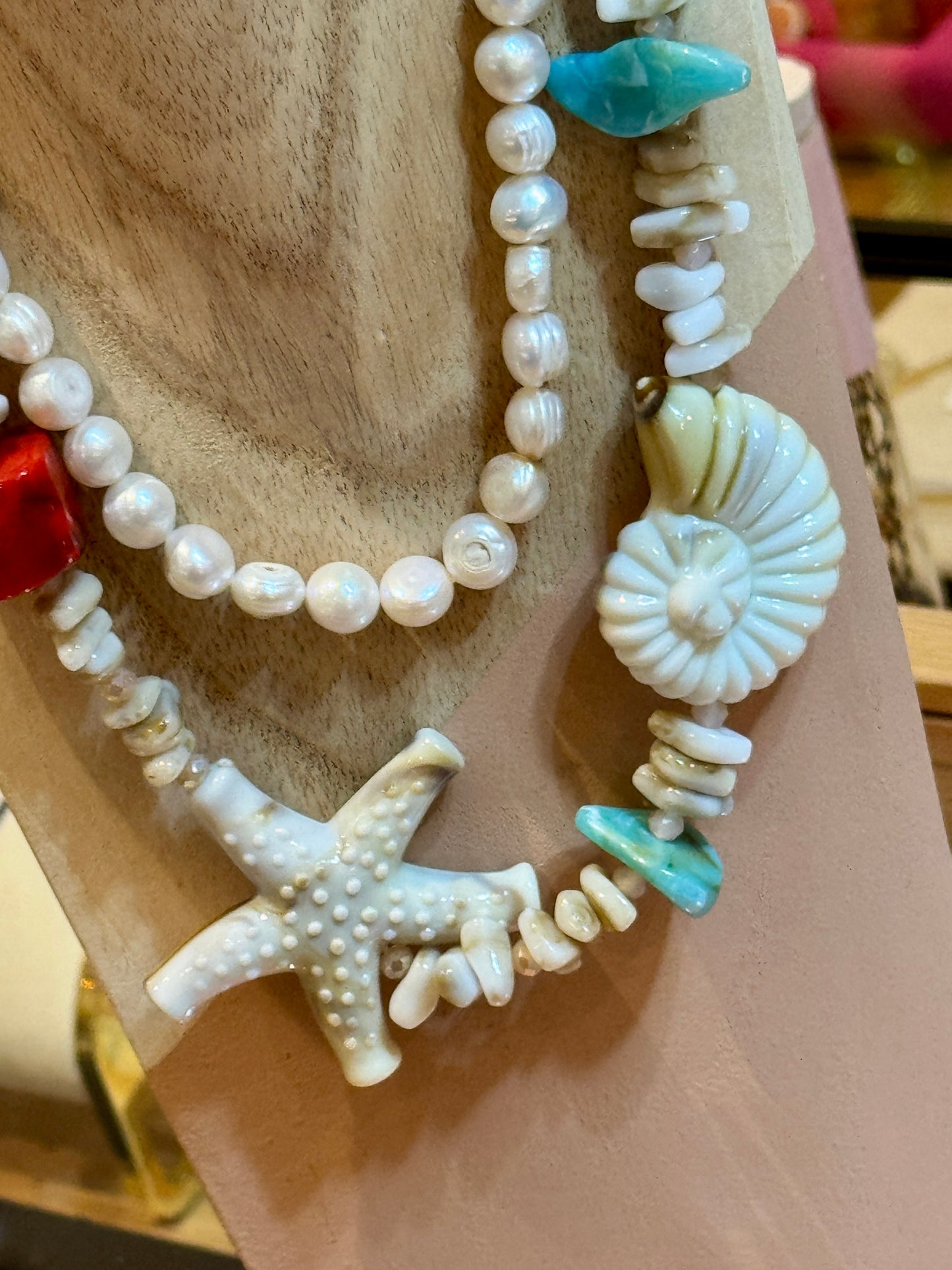 Collier Big Perles d'eau