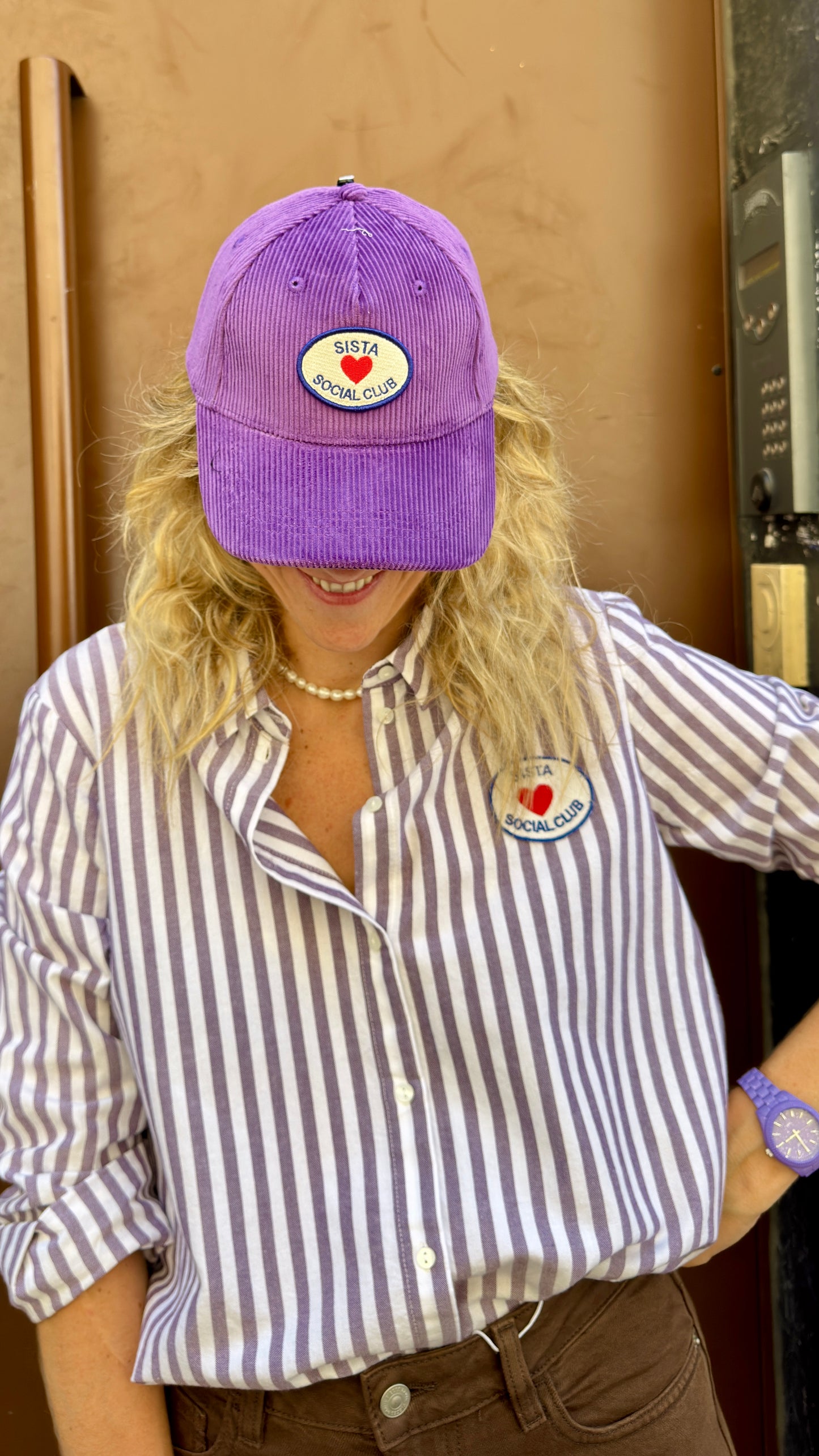Casquette Sista violette