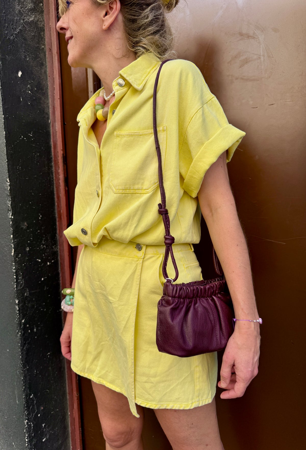 Sac Louise bordeaux