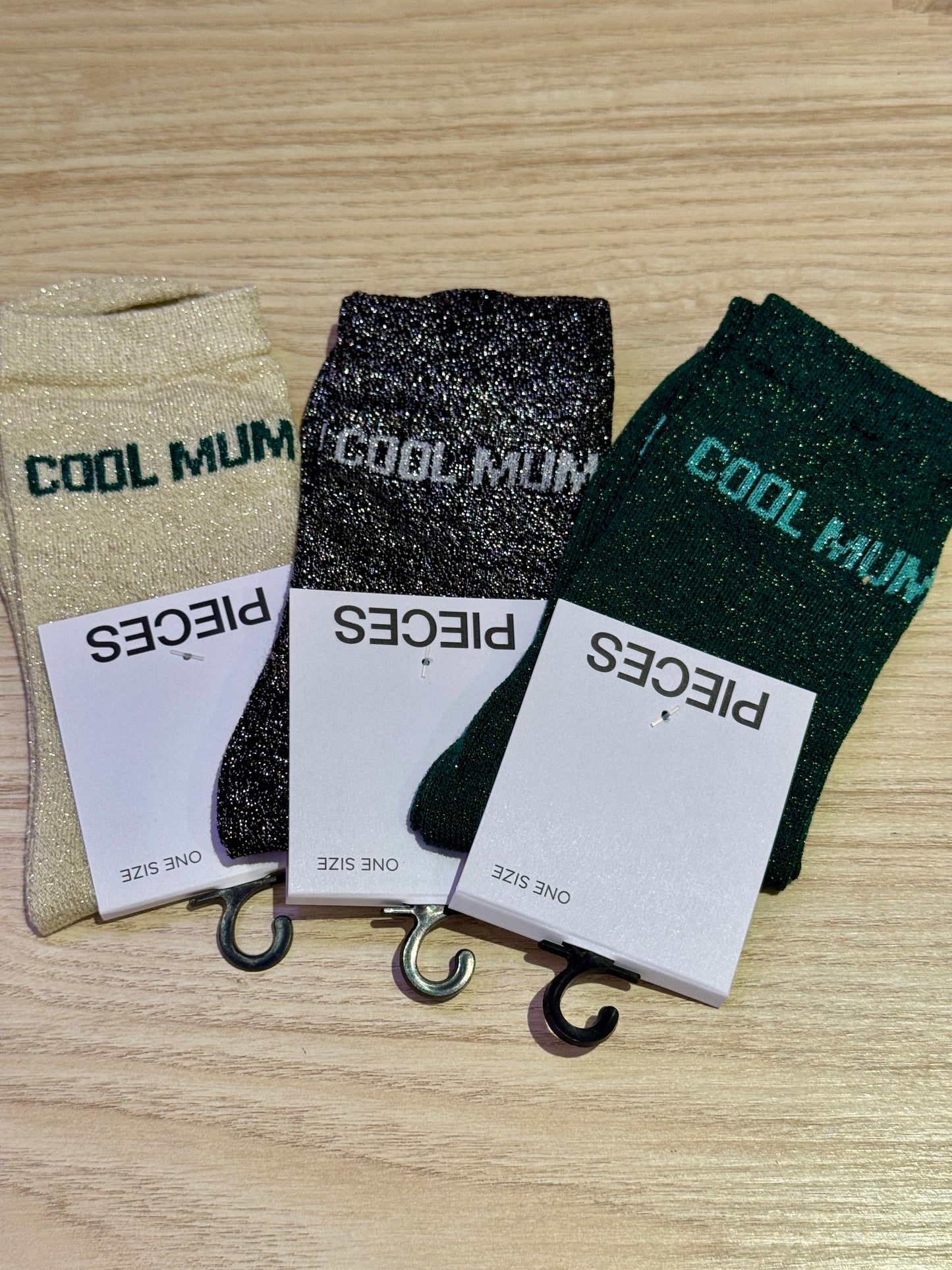 Chaussettes à paillettes Cool Mum