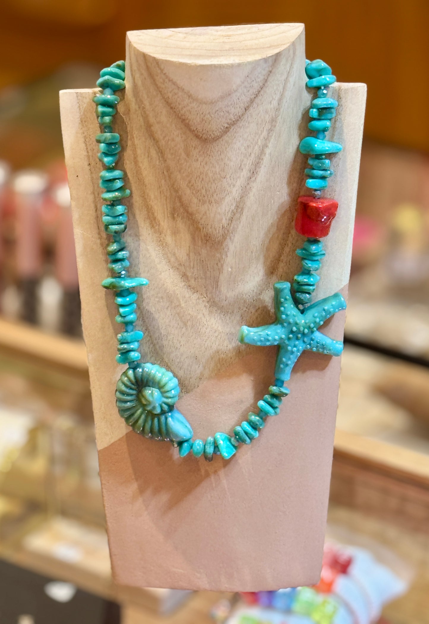 Collier Coco bleu