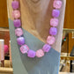 Collier Bonbon parme