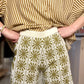 Short Azulejos olive