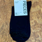 Chaussettes coton ajouré noir