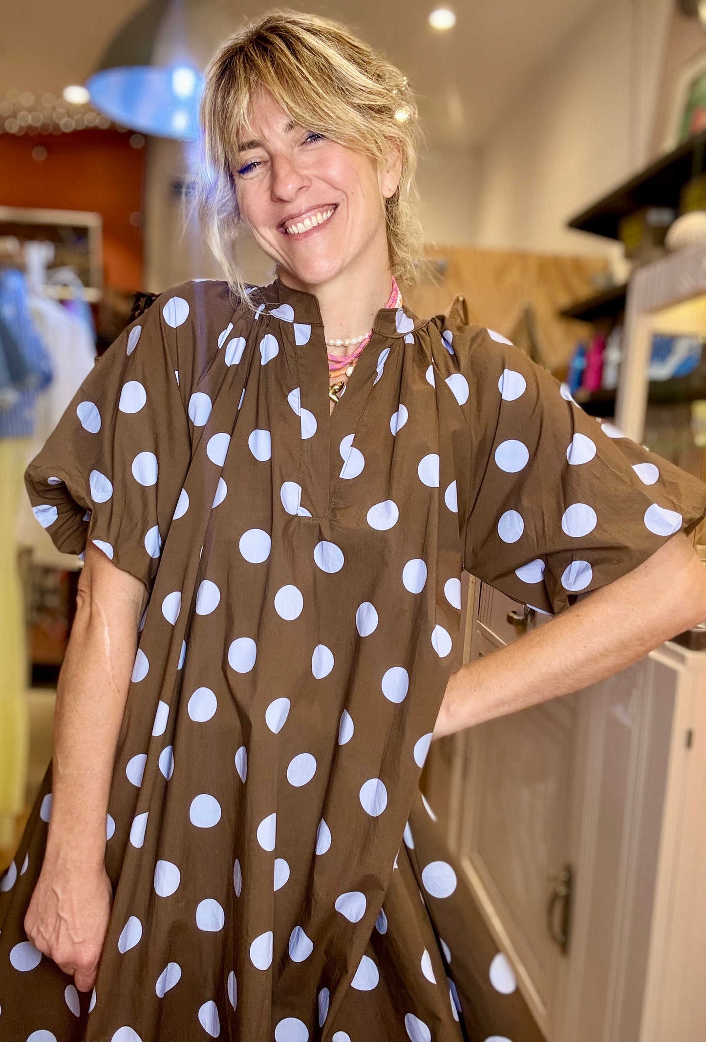 Robe Poppy pois