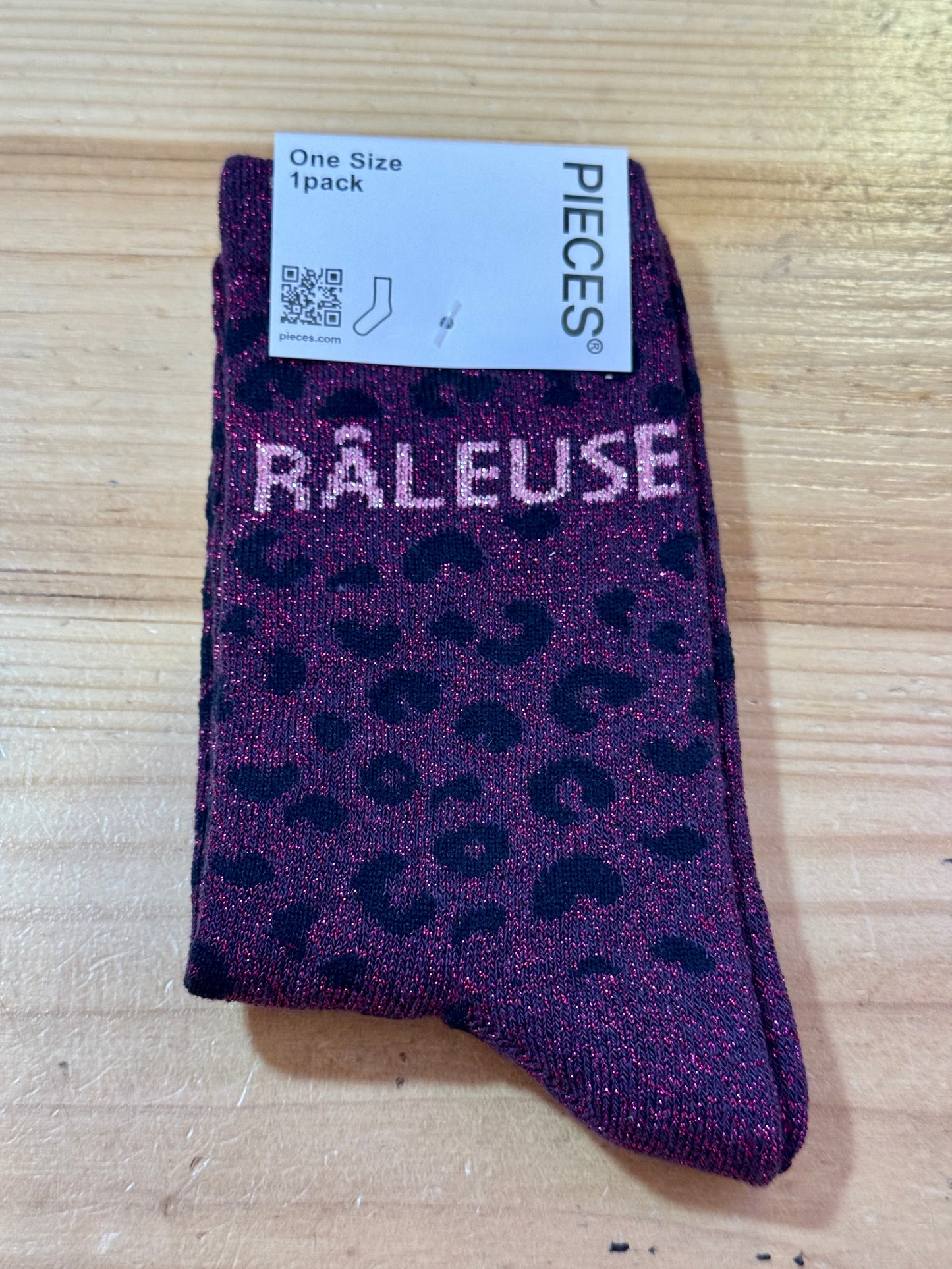 Chaussettes Paillettes mots doux !