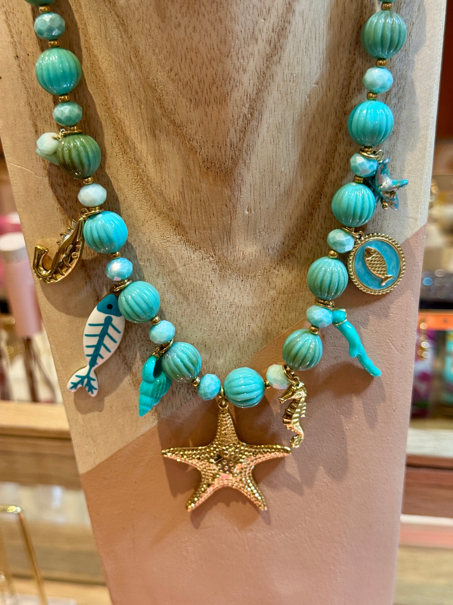 Collier Majorque bleu