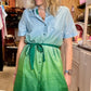 Robe Rainbow bleue