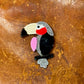 Broche Toucan noir