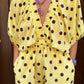 Combi short Fluffy jaune