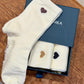Boite 3 chaussettes coeurs