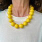 Collier Bouboule jaune