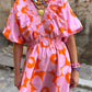 Robe Big Flowers rose