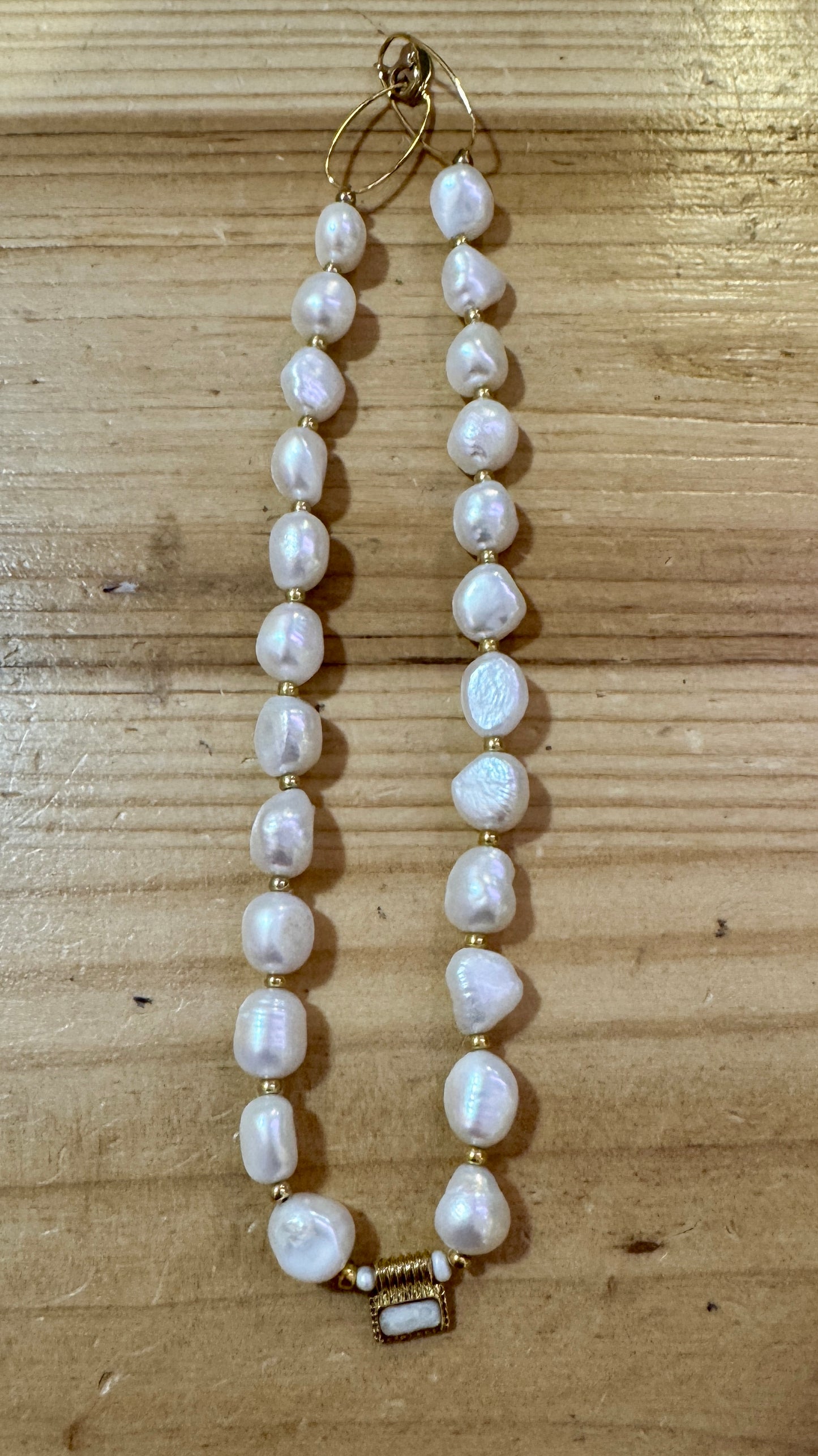 Collier Perles Or