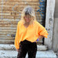 Pull Montagné Orange