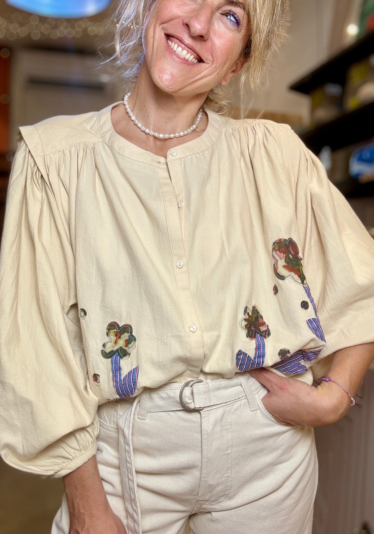 Chemise Janet écrue