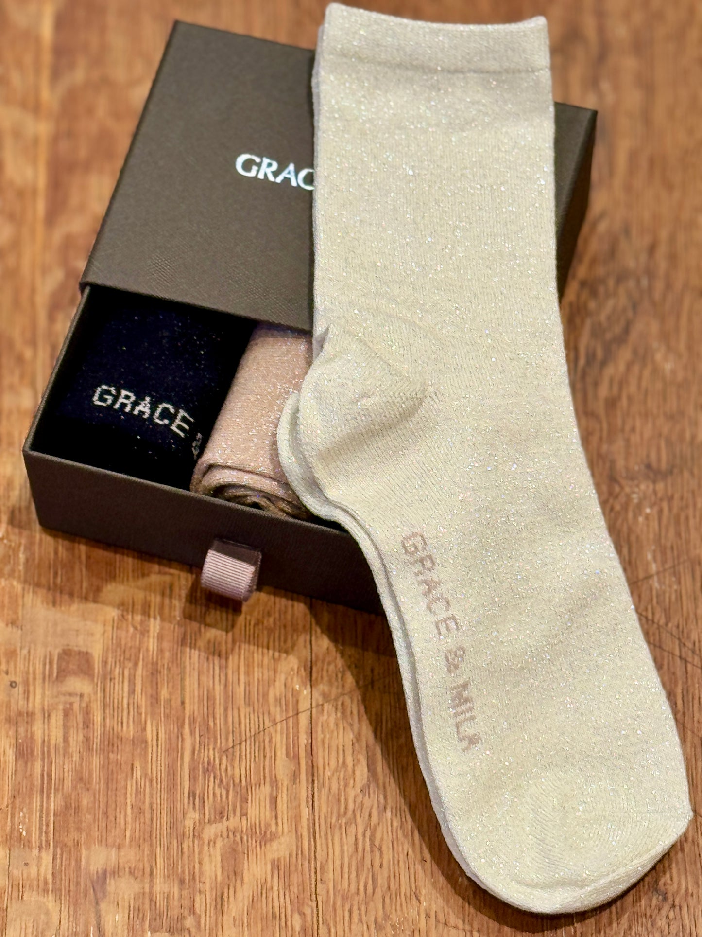 Boite 3 chaussettes Glitter