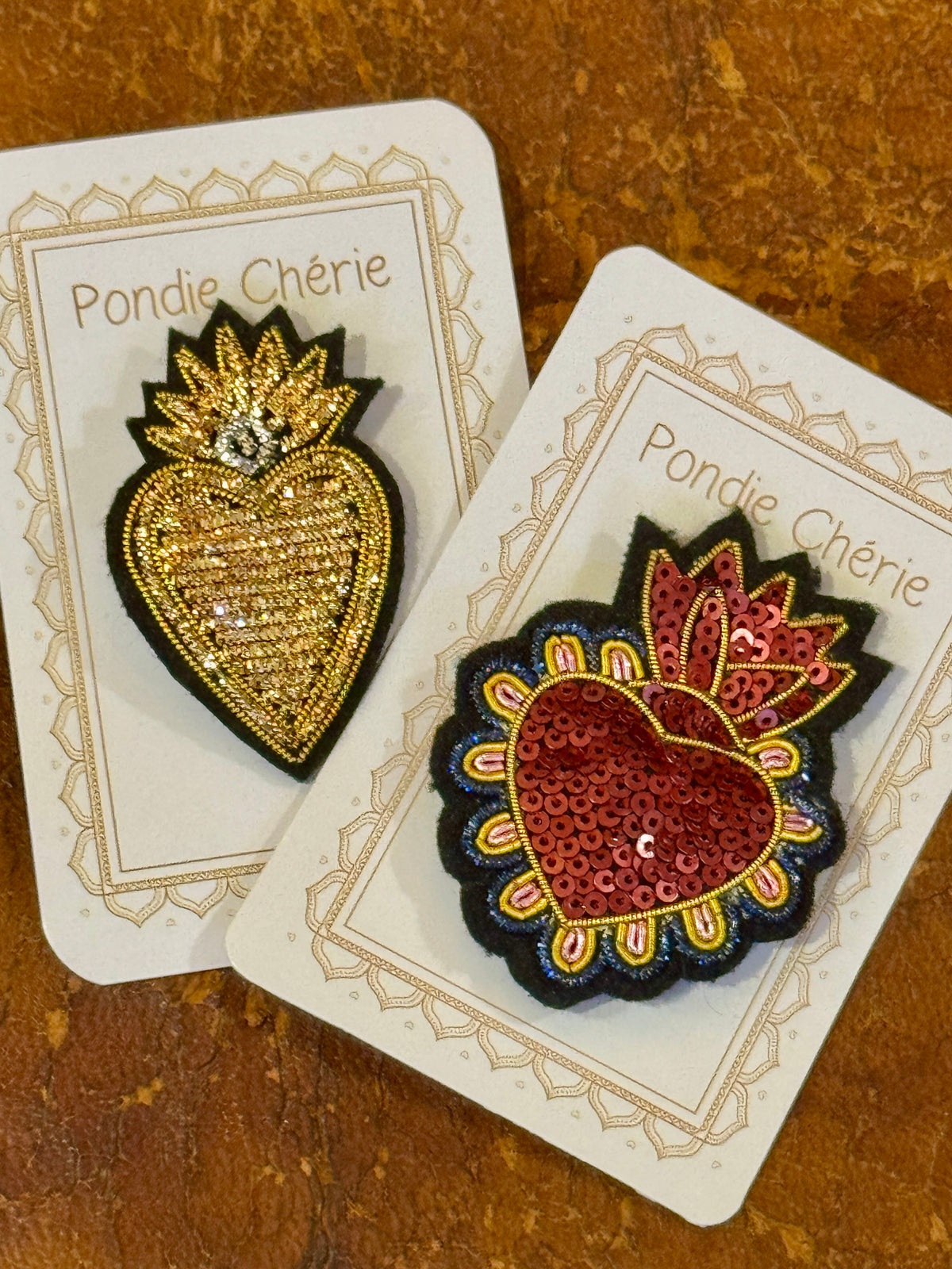 Broches Coeurs