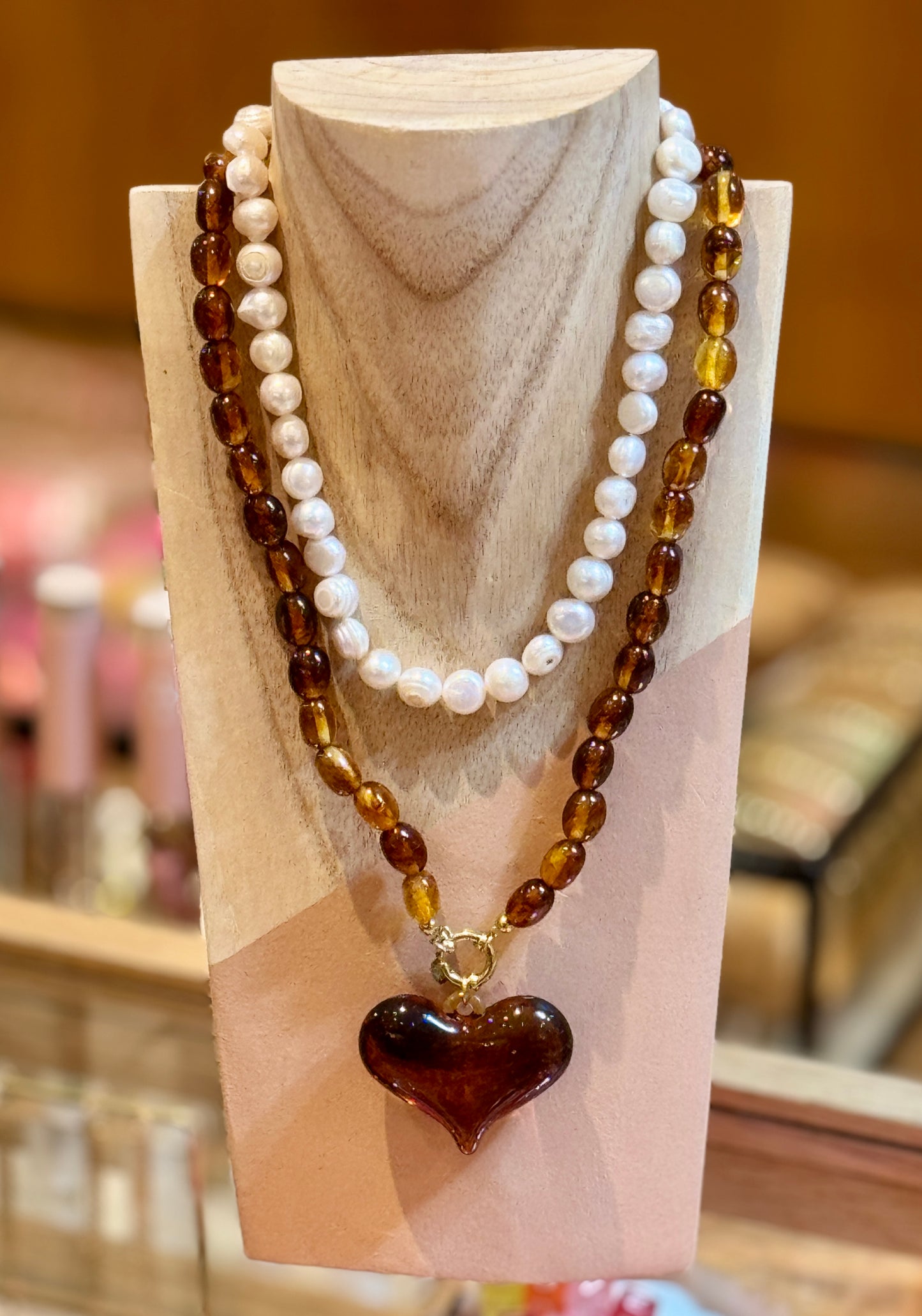 Collier Big Perles d'eau