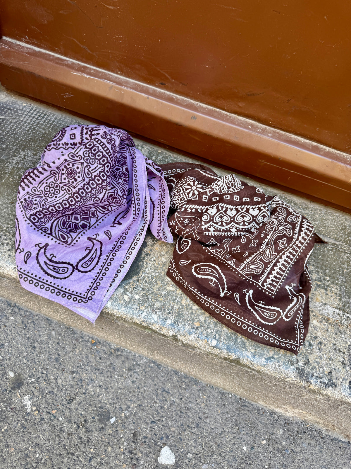 Foulard Presley choco