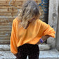 Pull Montagné Orange