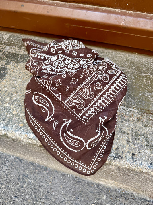 Foulard Presley choco
