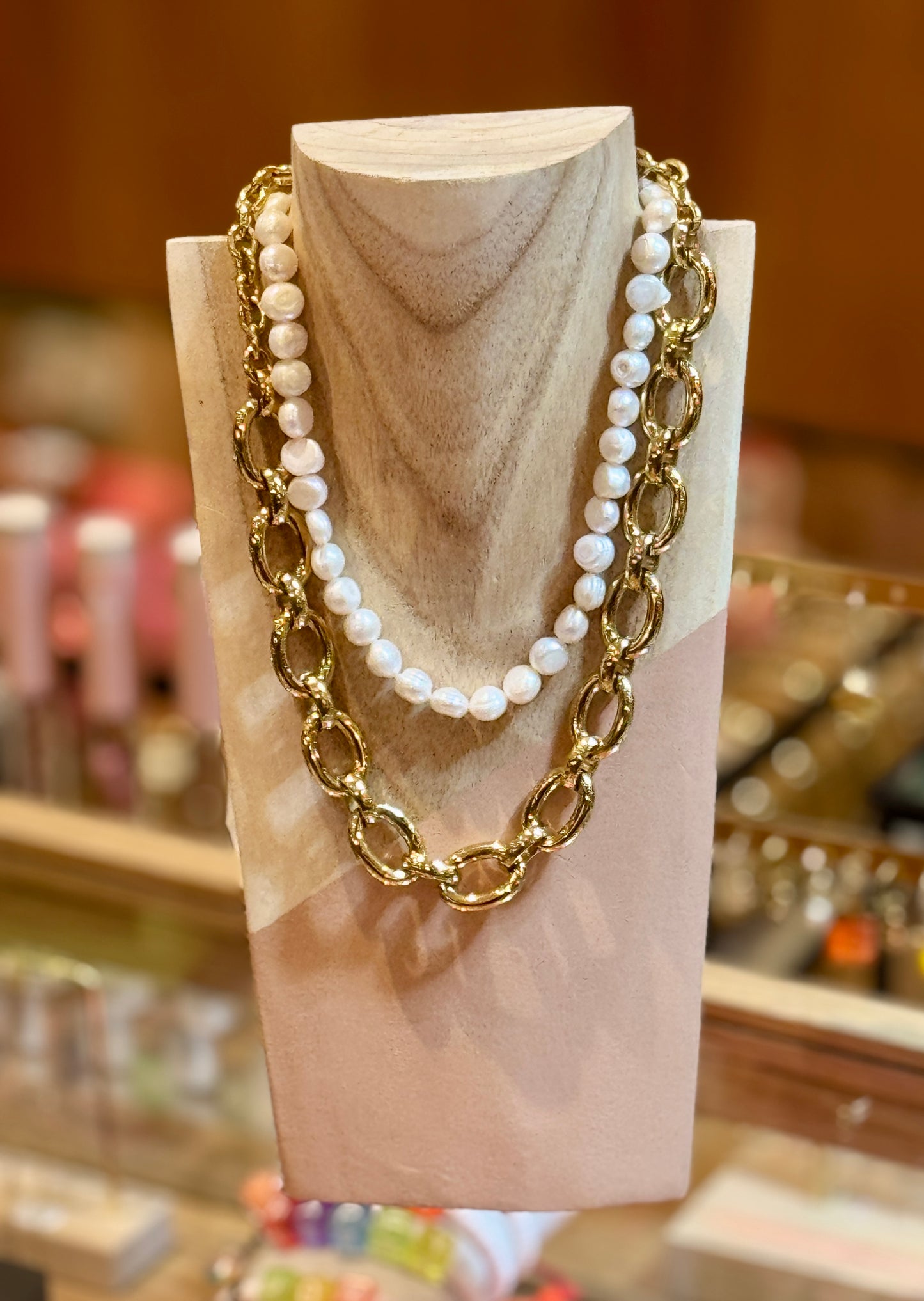 Collier Big Perles d'eau