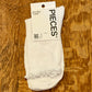 Chaussettes coton ajouré blanc