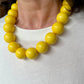 Collier Bouboule jaune