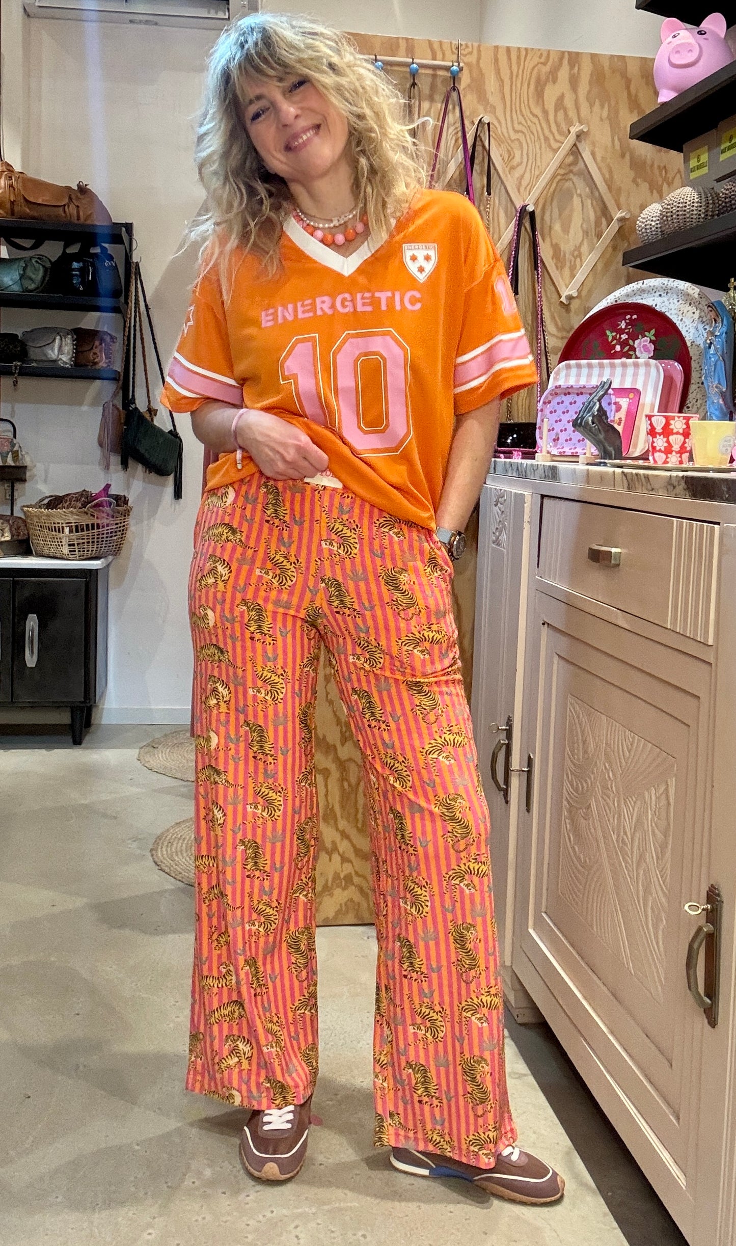 Pantalon Bob Tiger orange