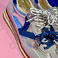 Baskets Vintage bleues