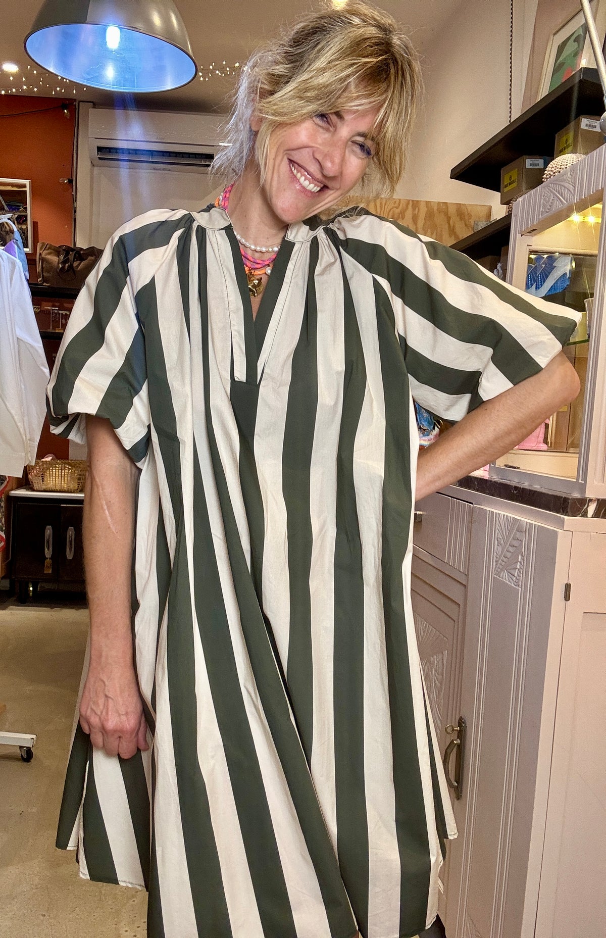 Robe Poppy rayures