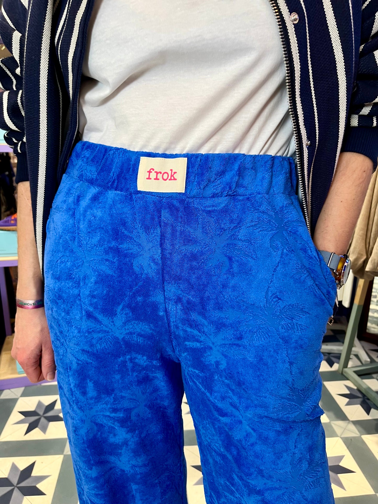 Pantalon Bob bleu