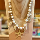 Collier Majorque beige