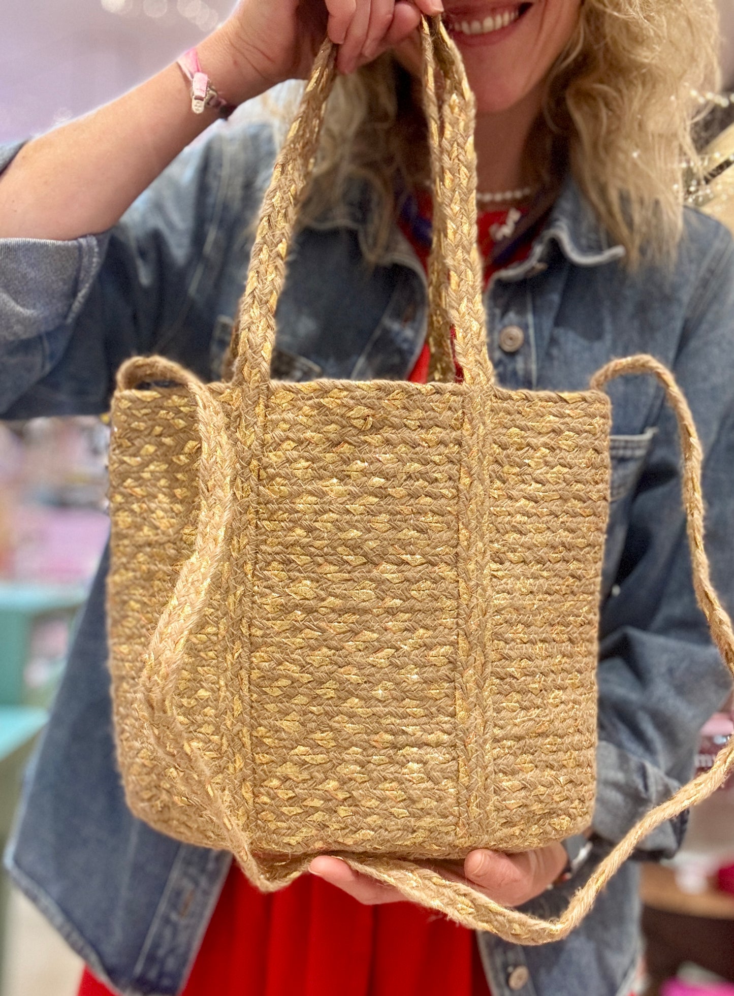 Panier Playa gold