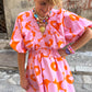 Robe Big Flowers rose
